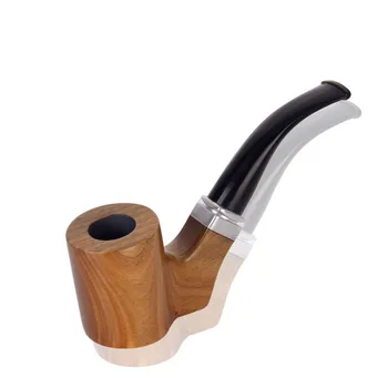 

Lighters and Smoking Accessories, Flat wood pipe, Men's gift