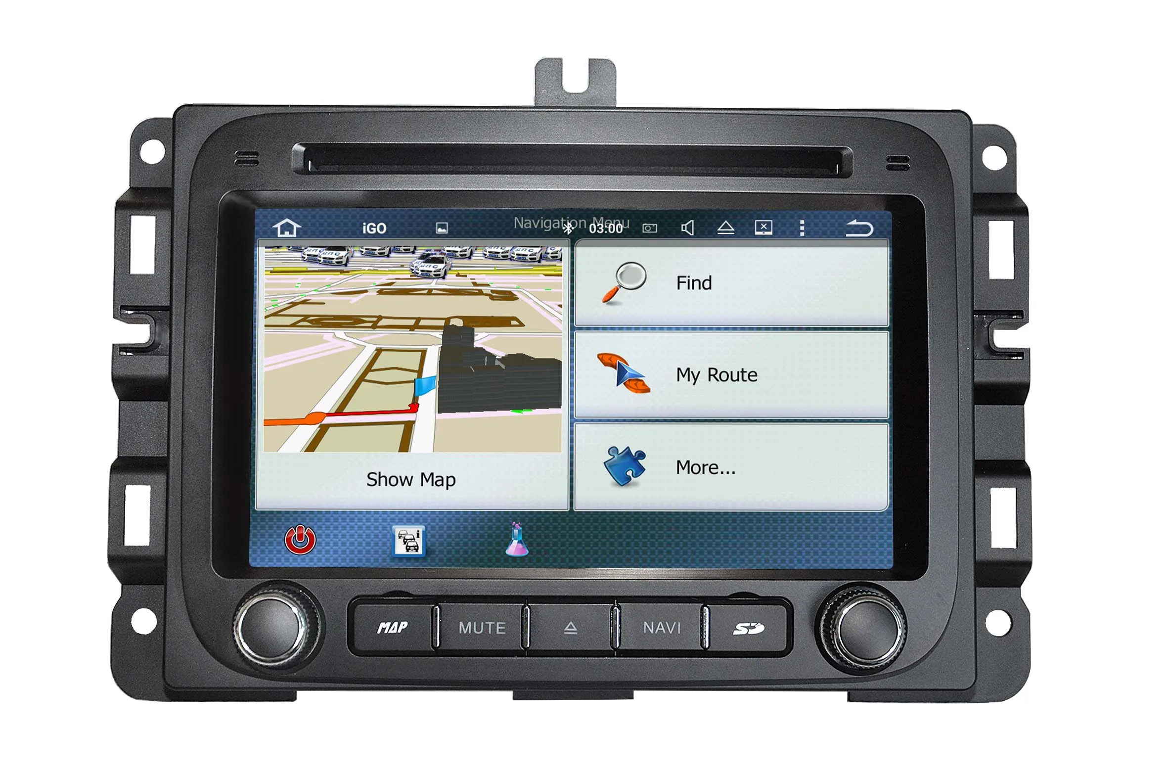 Best Quad core 1024*600 HD screen Android 9.0 Car DVD GPS radio Navigation for Dodge Ram 2014-2016 with 4G/Wifi DVR OBD mirror link 10