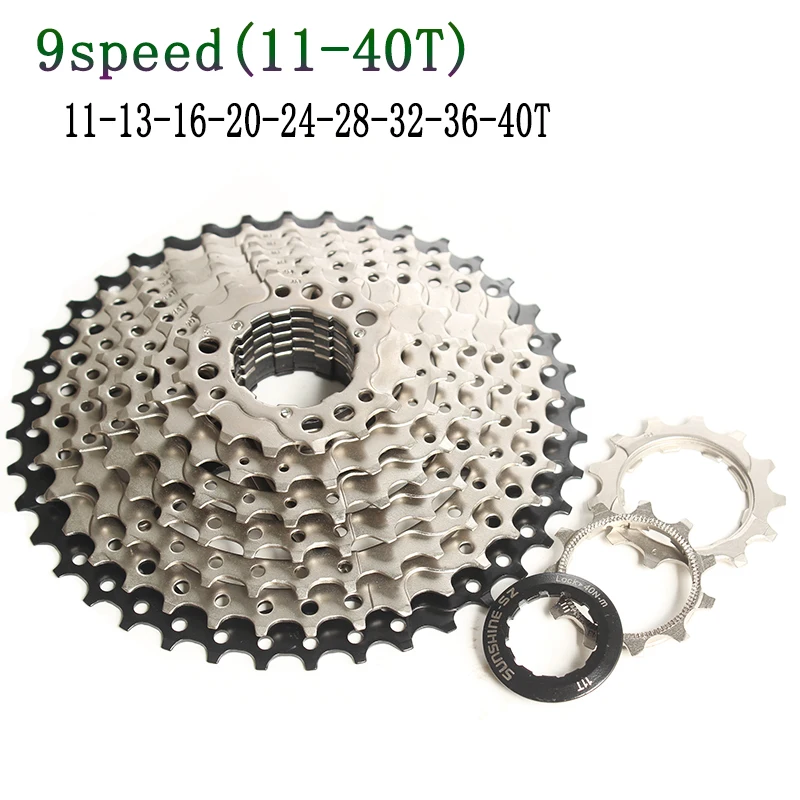 Кассета с 9 скоростями 11 40T широкое передаточное число Freewheel MTB велосипедная