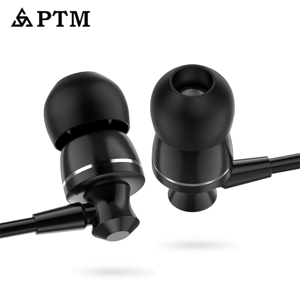 PTM профессиональные наушники вкладыши тяжелый бас звук fone de ouvido качественные