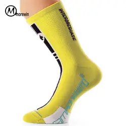 Высокое качество профессиональный бренд Велоспорт носки для верховой езды Для мужчин Для женщин Coolmax Спорт Бег Баскетбол Футбол носки