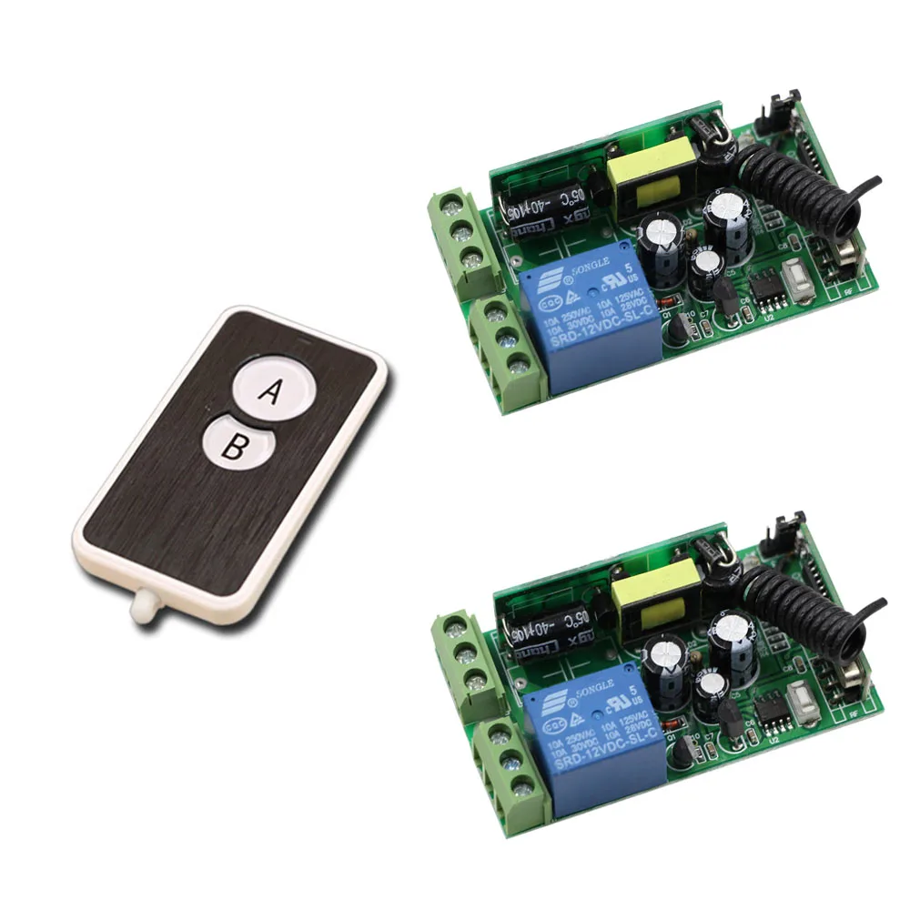 New 85V 250V 10A RF 1CH RF Wireless Light Remote Control Switch