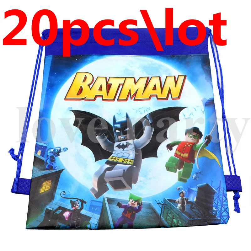 10pcs-lot-Lego-Batman-Non-Woven-Fabric-Drawstring-Gits-Bags-Backpack-Kids-Favors-birthday-Party-Decoration_