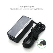 Genuine 20V 2.25A 45W USB-C Type-C Laptop Adapter Charger ADLX45YCC3A for Lenovo ThinkPad 13 Chromebook Type 20GL 20GM Notebook цена Genuine 20V 2.25A 45W USB-C Type-C Laptop Adapter Charger ADLX45YCC3A for Lenovo ThinkPad 13 Chromebook Type 20GL 20GM Notebook цены онлайн