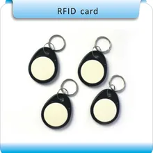 50 шт. черный и белый EM 125 кГц RFID метки/ABS Ключ RFID карта контроля доступа