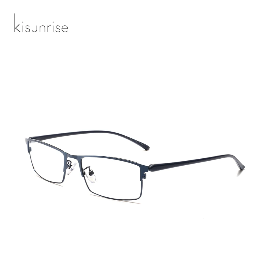 KISUNRISE оправа для очков для мужчин от близорукости, по рецепту очки металлические деловые очки для мужчин - Цвет оправы: NO.2