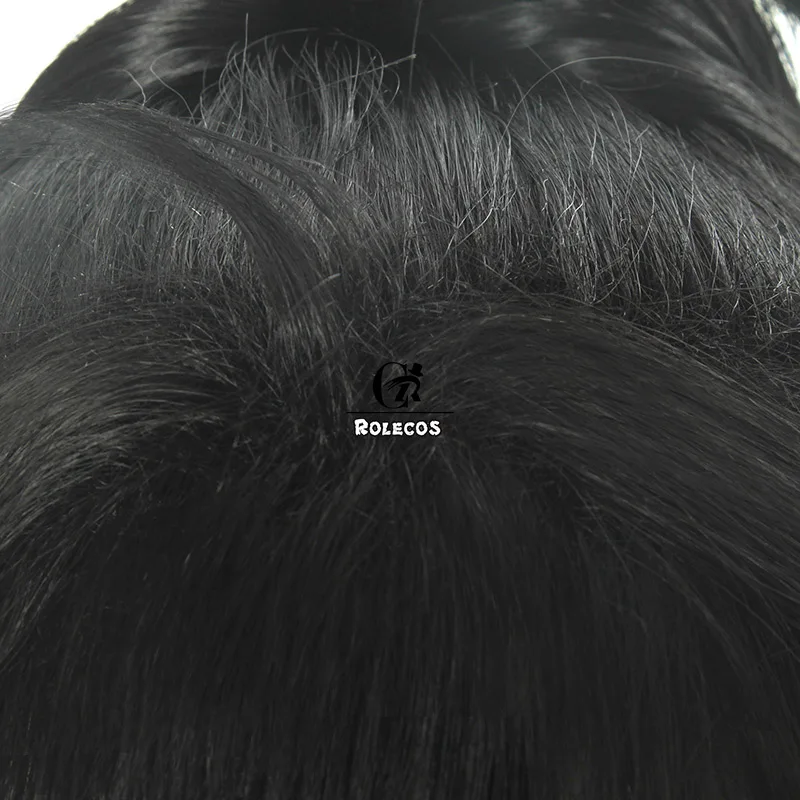 ROLECOS аниме Dororo Косплей волосы Hyakkimaru Косплей Черные волосы мужские синтетические волосы Косплей головные уборы