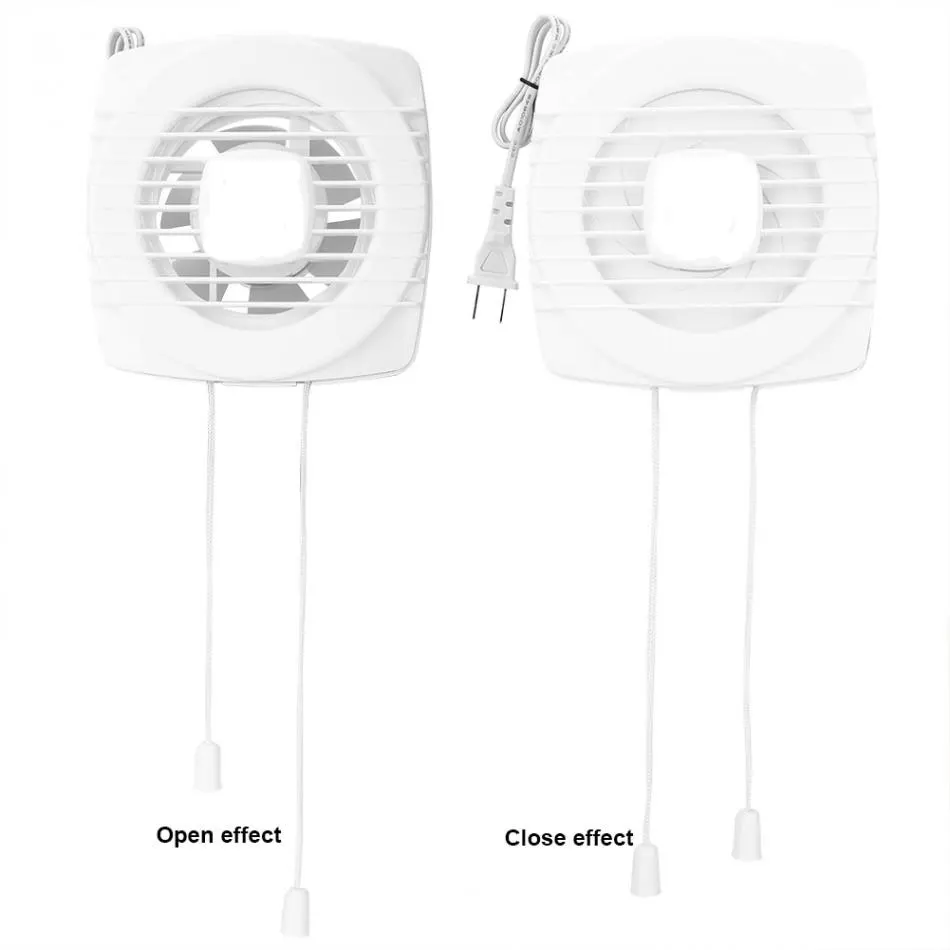 Kaufen 220v 8 Zoll 6 Inch Exhaust Fan Wc Küche Bad Hängen Wand Ventilator Extractor Auspuff Fans