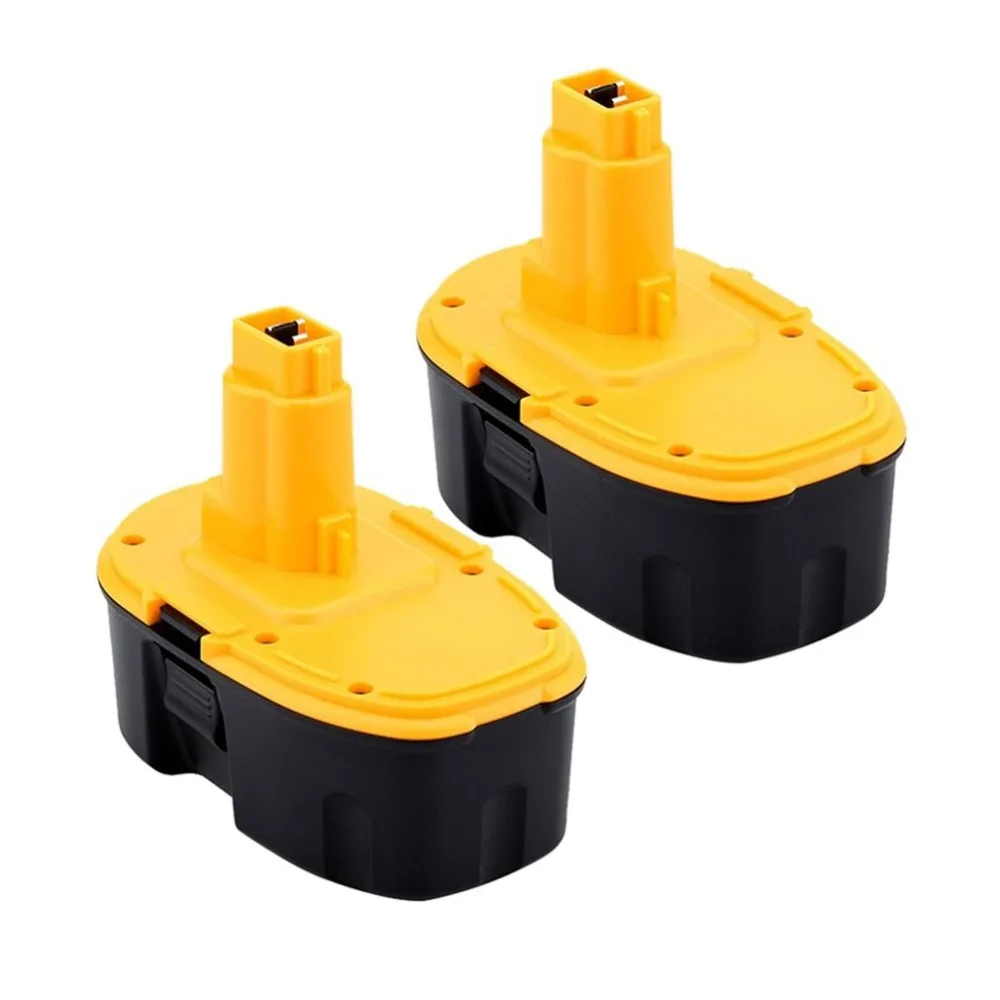 

2PCS New 18V 3Ah NI-MH Rechargeable Battery Cordless Drill Replacement Battery for DEWALT DC9096 DE9095 DW9098 DW9095 3.0AH