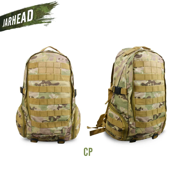 600D камуфляж Открытый рюкзак военный Molle тактический рюкзак для мужчин походный Кемпинг Альпинизм Водонепроницаемые спортивные сумки - Цвет: CP