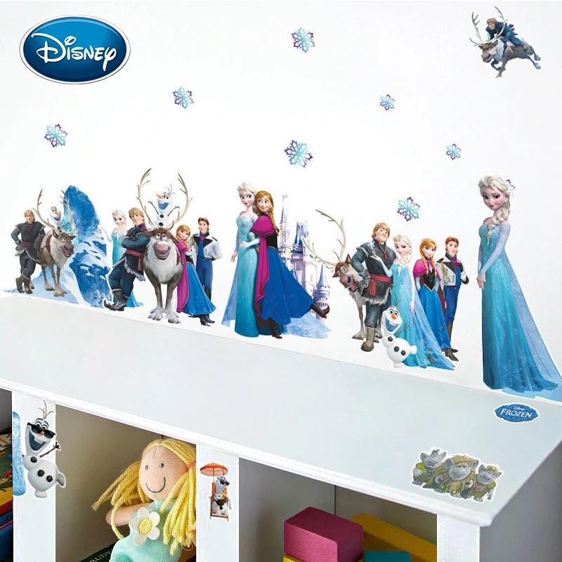 Disney наклейка замороженная Снежная королева Аиша мультфильм детская комната