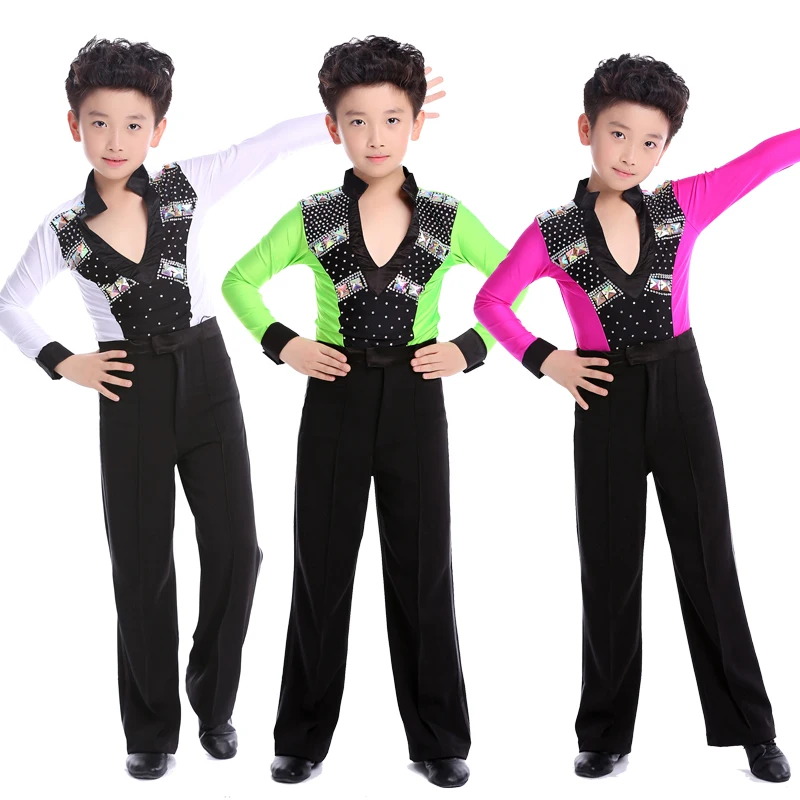 New boy's Latin dance performance costumesin Latin from Novelty