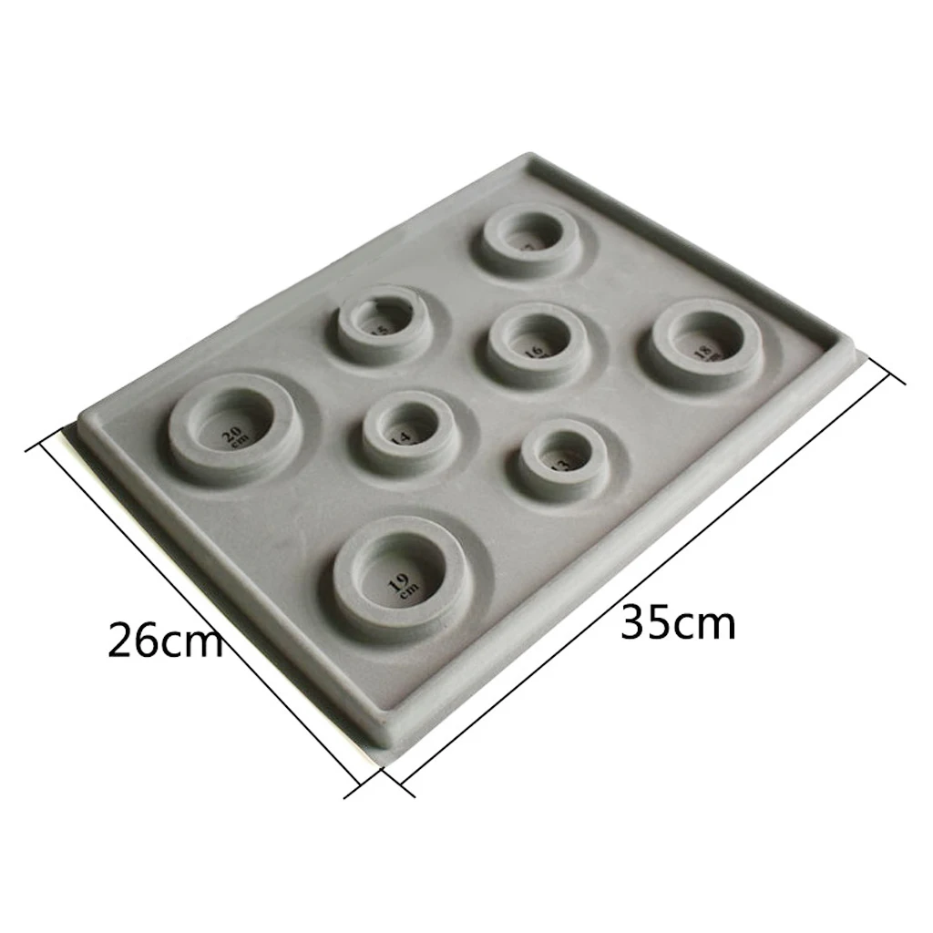 Bracelet Necklace DIY Beads Measure Tool Gray Dial Design Disk Plate Jewelry Palstic Flannel Jewelry Tools