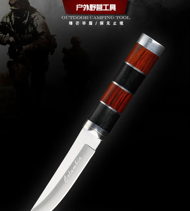 CS Cold 3CR13 52HRC нож с фиксированным лезвием, наружные тактические карманные ножи для выживания, Мини ножи из нержавеющей стали для фруктов+ оболочка