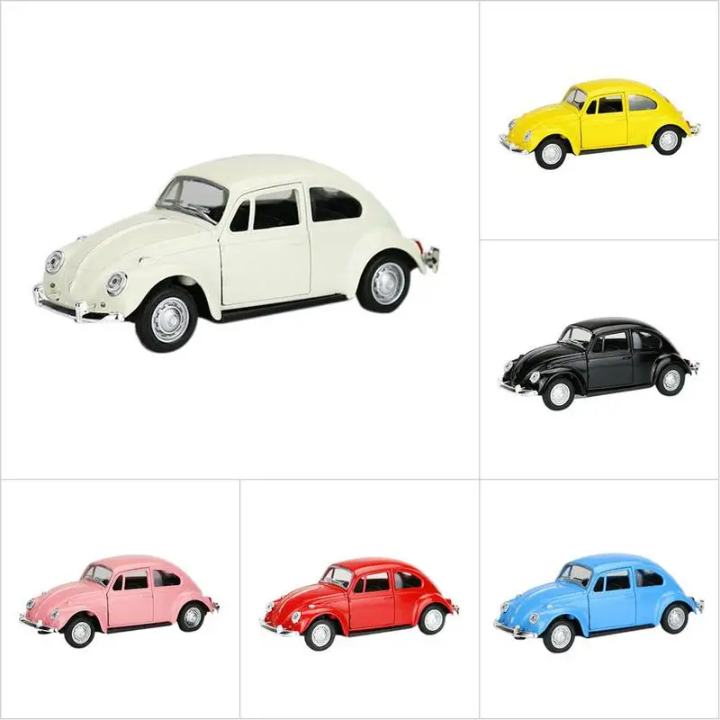 132 Alloy Retro Classic Beetle Mini Car Toys Beetle Car Model For Kids