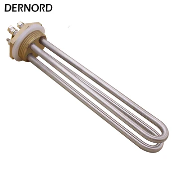 価格 DC 48 ボルト 1500 ワット U タイプ DC 温水器管状要素浸漬ヒーターチューブと 1 1/4