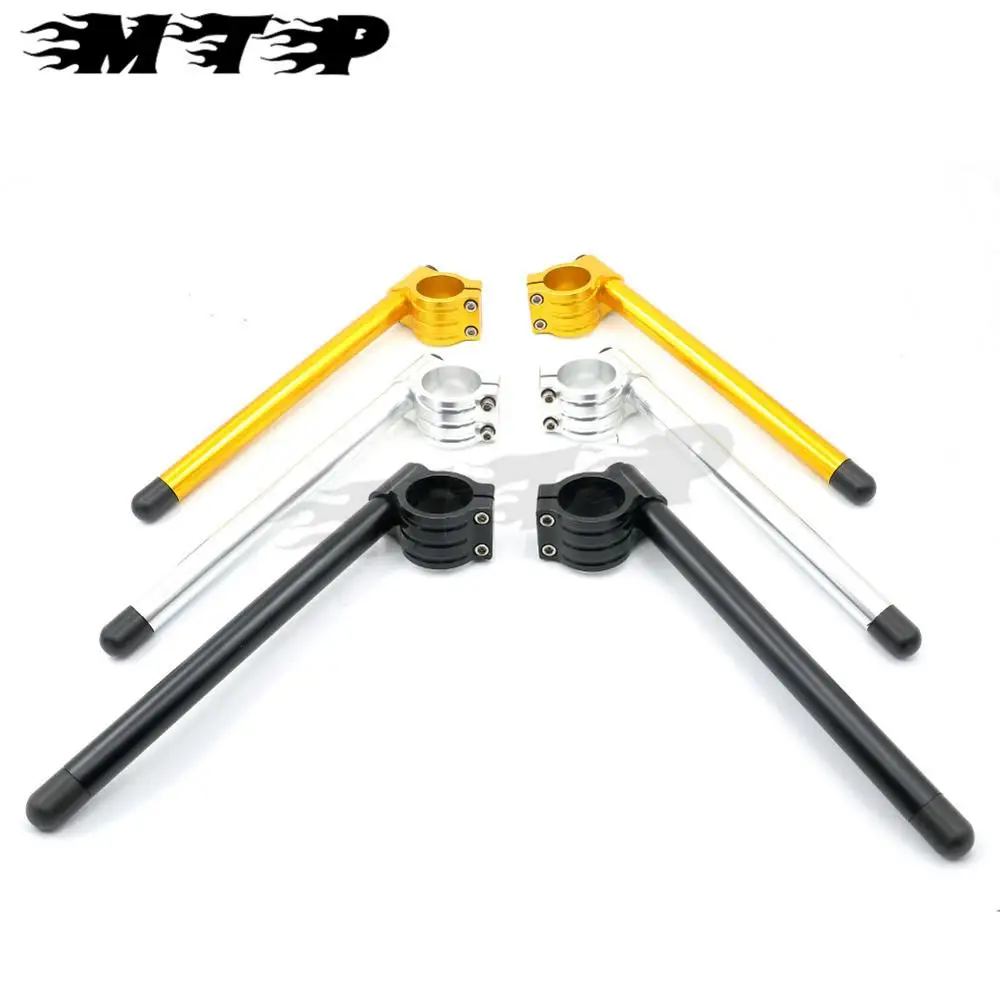 

CNC 51MM Clip on Handlebar Adjustable Fork Tube Handle Bar for Aprilia RSV4 RF RR SPRC Factory APRC 1000 2009-2015 22MM Handgrip