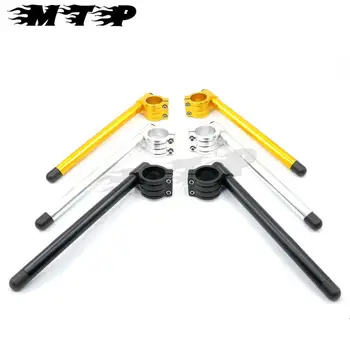 

CNC 51MM Clip on Handlebar Adjustable Fork Tube Handle Bar for Aprilia RSV4 RF RR SPRC Factory APRC 1000 2009-2015 22MM Handgrip