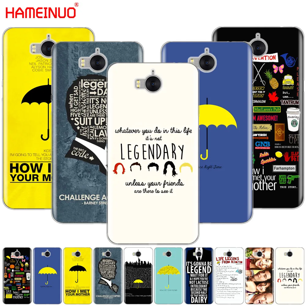 

HAMEINUO how i met your mother himym quotes cell phone Cover Case for huawei honor 3C 4X 4C 5C 5X 6 7 Y3 Y6 Y5 2 II Y560 2017