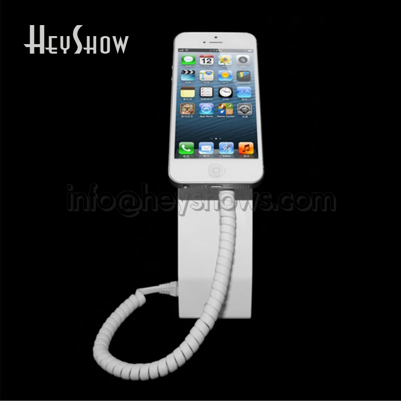 

5PCS High Security Phone Display Holder iphone Anti-theft Stand Andriod Phone Burglar Alarm System For Electronics Retail Store