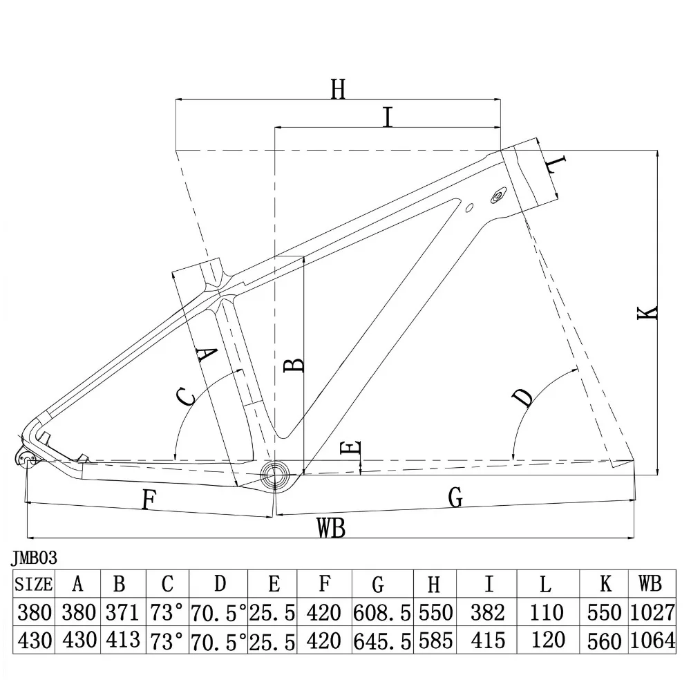 FM526-d5 mountain carbon frame