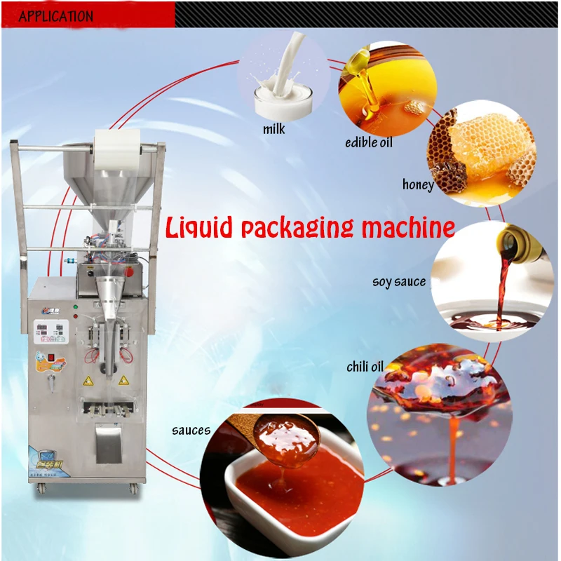 

Automatic Liquid Packing Machine Paste Pepper Oil Sauce Oil Vinegar Water Sealing Machine Quantitative Liquid Packaging Machine
