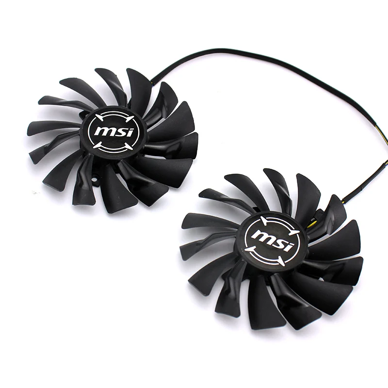 Кулер для видеокарты MSI RX570/RX580/RX470/RX480 вентилятор охлаждения графической карты 12 В