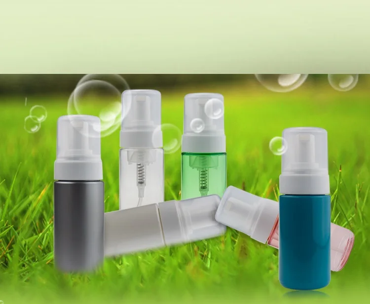 100ML few colors foaming plastic mousse bottle or soap dispenser