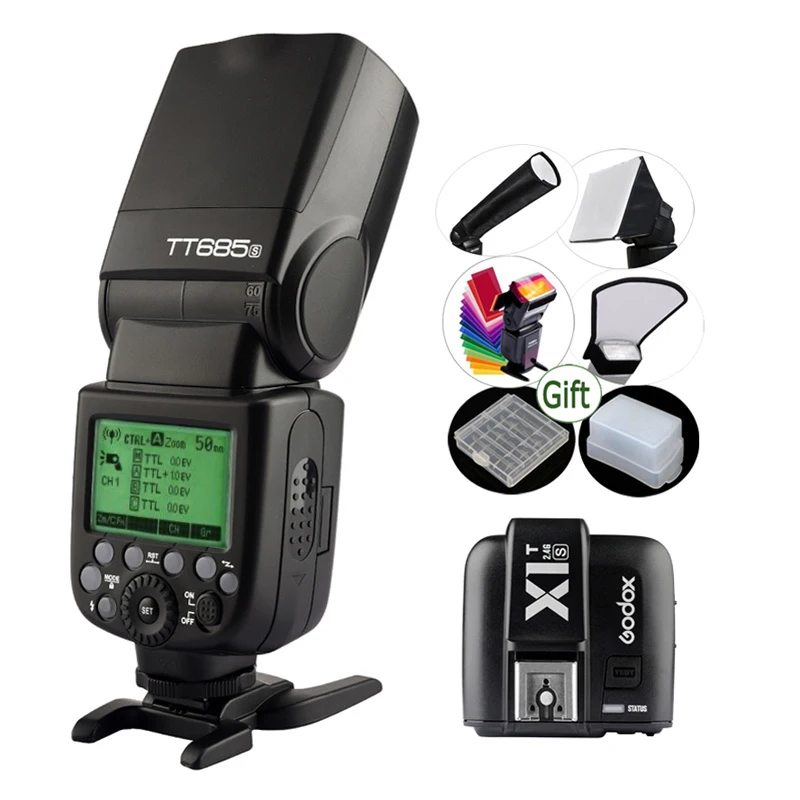 Godox Tt685s +wireless Flash Trigger X1ts Transmitter X1s Ttl 2.4g Hss