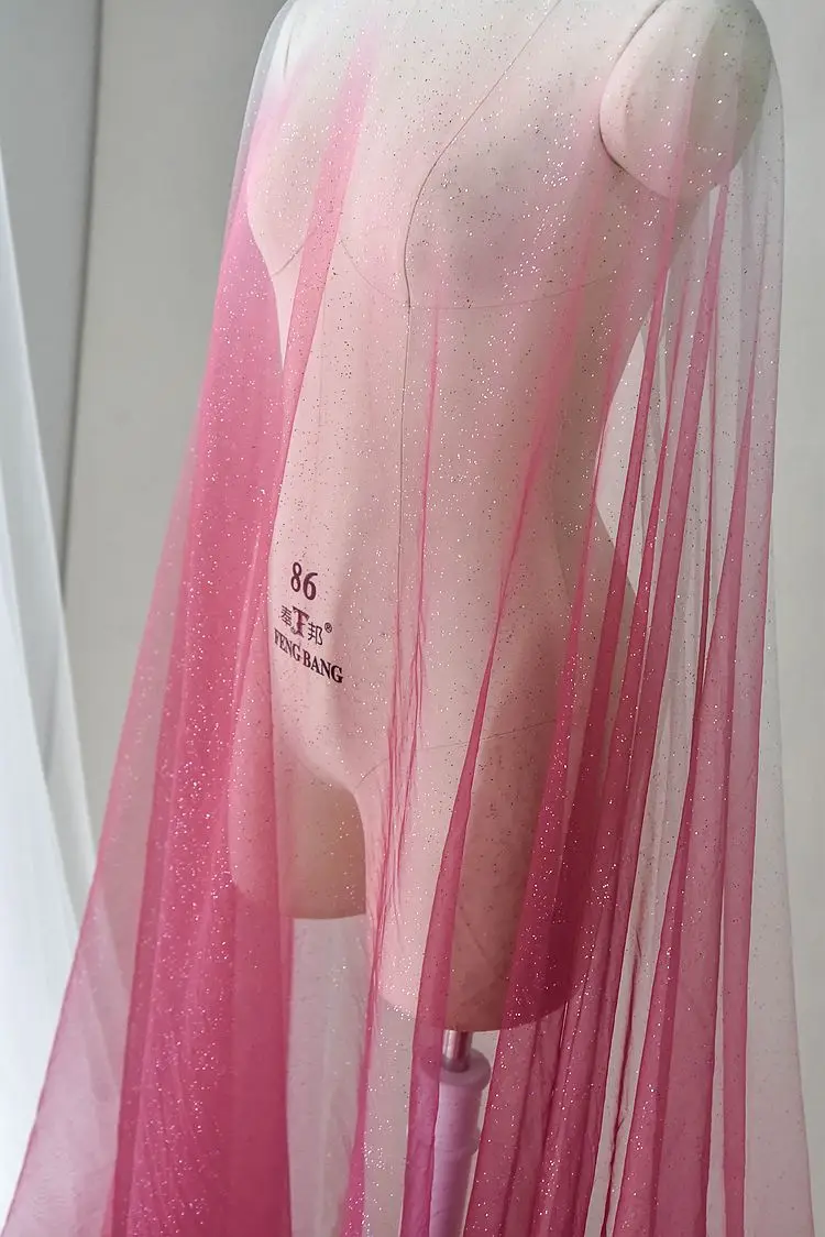 

0.9x1.3 meter/lot width shinny blue/pink/black/purple mesh dress embroidered veil lace trim fabric cloth clothing V30R544Y181129