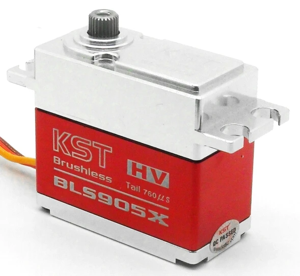 KST BLS 905X бесщеточный сервопривод 6kg.cm@6.0V 7kg.cm@7.4V Heli Heck/задний для вертолета 550-700