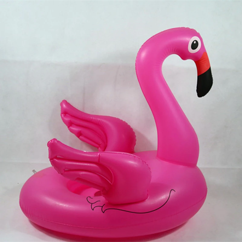 small inflatable flamingo