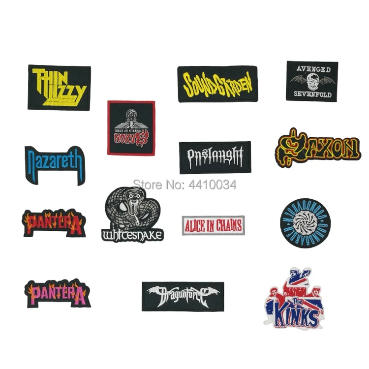 Avenged Sevenfold Death Skull Bat Rock Music Band Iron-on Embroidered Patch-Logo