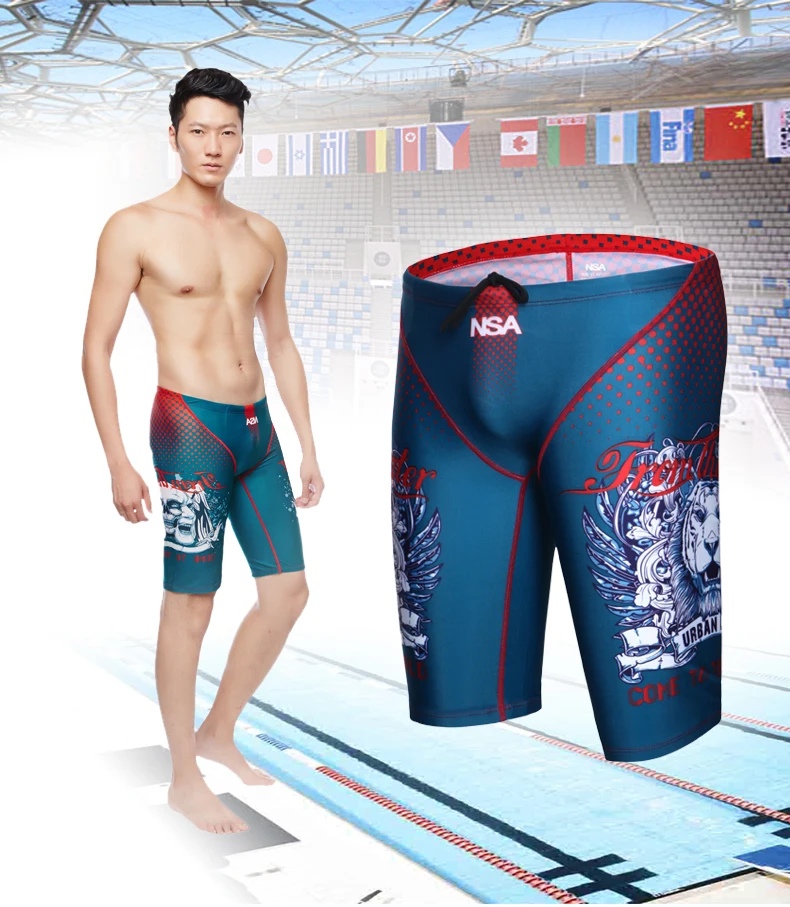 Marca dos Homens de Natação Shorts de Corrida Maiô de Natação Roupa de Banho Calções de Banho de Natação Homem Troncos Homens Boxer Cuecas Respirável