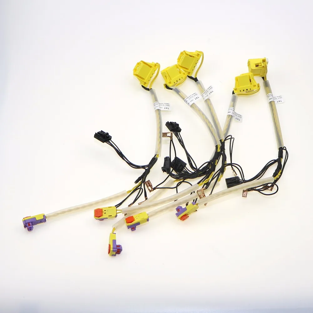 5Pcs MF Steering Wheel Airbag Harness Cable Pigtail Plug For VW Golf