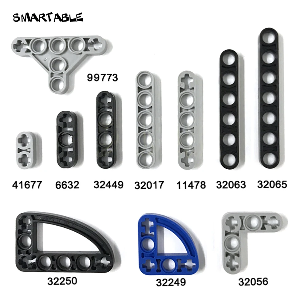 

Smartable Technic Liftarm Thin With Hole Building Block MOC Part Toys For Kids Compatible All Brands Technic City 30pcs/set