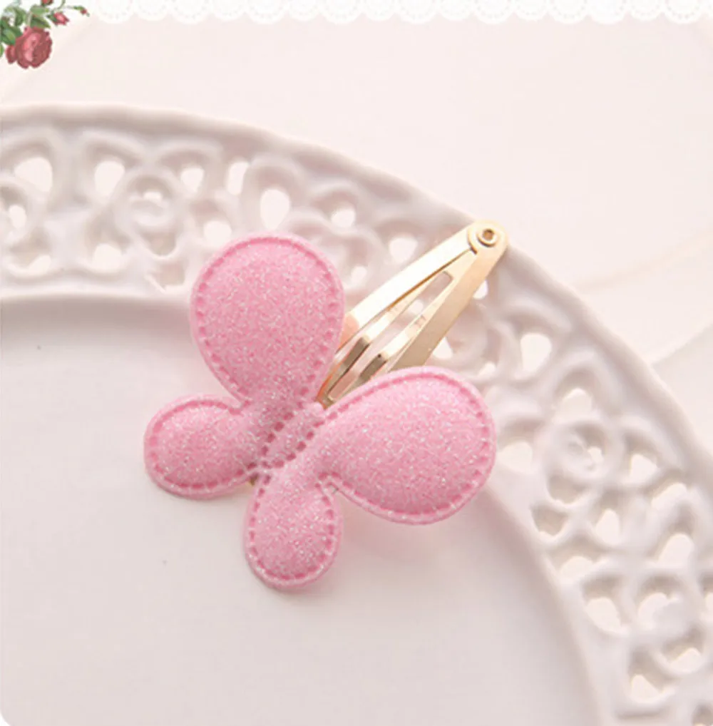 Girls Hair Pin Baby Kids Girls Children Shiny Princess Sequins Star Heart Butterfly Hair Clip Hair Accessories For Girls Gift