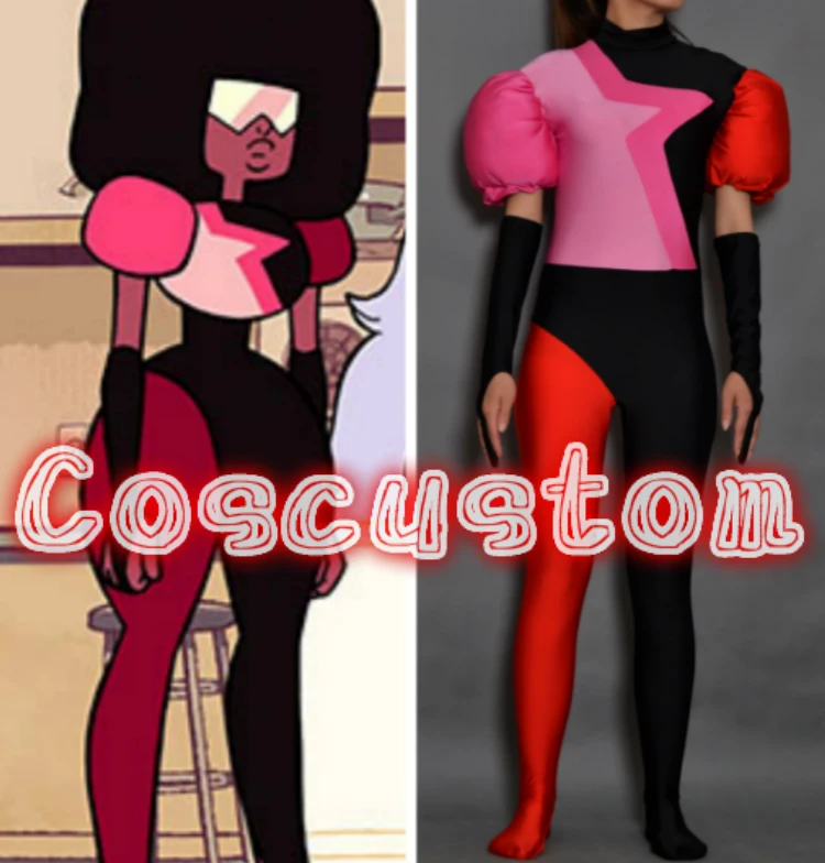 

Coscustom High Quality Steven Universe Garnet Costume Spandex Lycra Suit Halloween Cosplay Costume