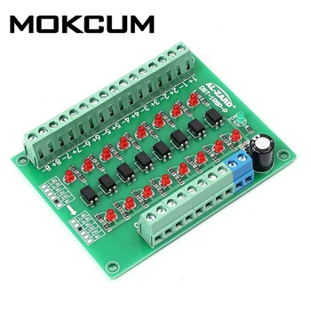 

24V To 5V 8-Channel 8bit Photoelectric Isolation Module Level Voltage Converter PNP Output PLC Signal Converter Adapter Module