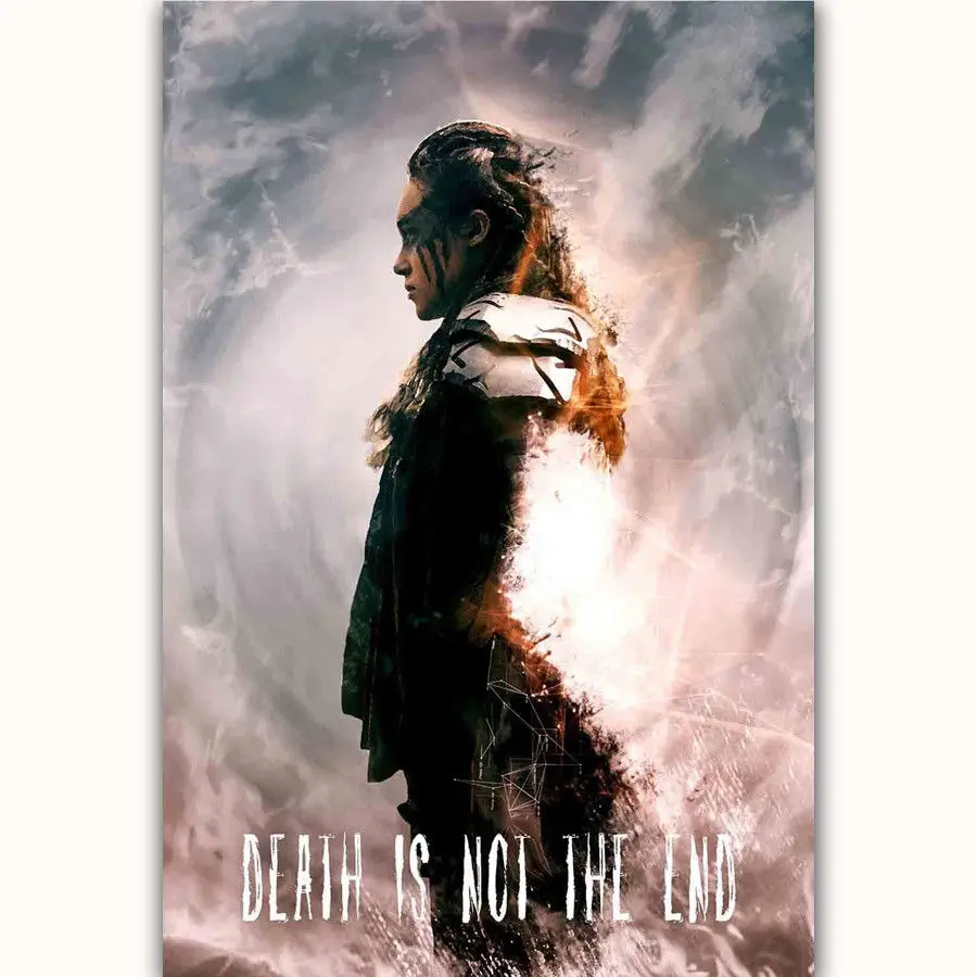 Hot New USA TV Series Show Lexa The 100-Silk Art Poster Wall Sicker Decoration Gift