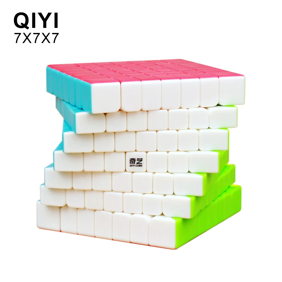 

New QiYi Qixing 7x7x7 Magic Speed Cube Stickerless Professional Puzzle Cubes Education Toys For Children Toys For Adults
