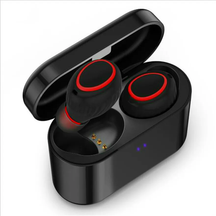 

Micro Earpieces Mini Bluetooth Boom Headset 5.0 Gamer Wireless Ear Headset With Charging Box Hands Free Bluetooth Earbuds