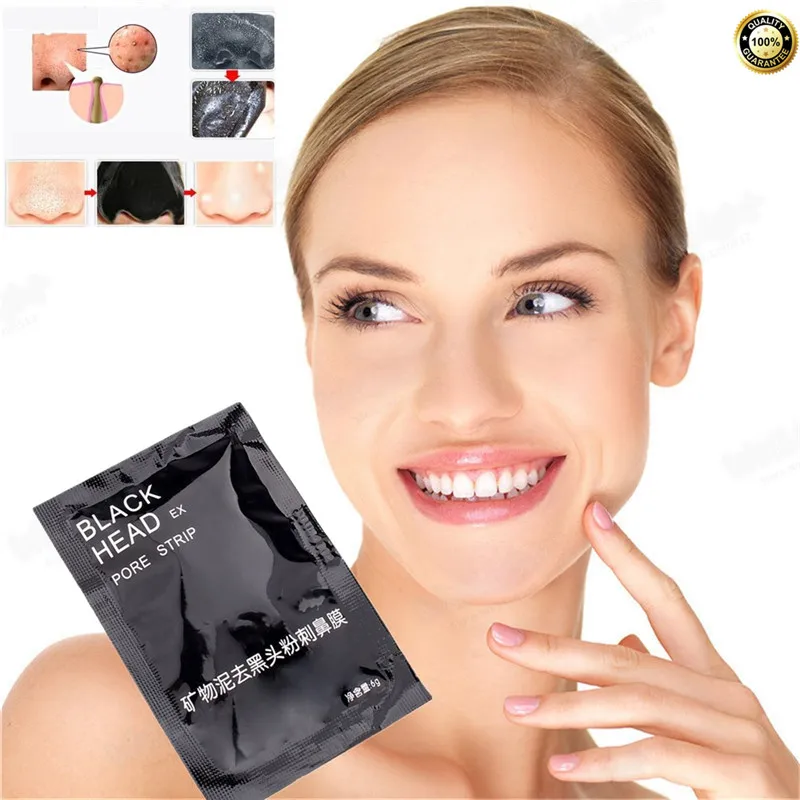 2017 mite Killer Shrink pores Black mud mask for Deep clean pores