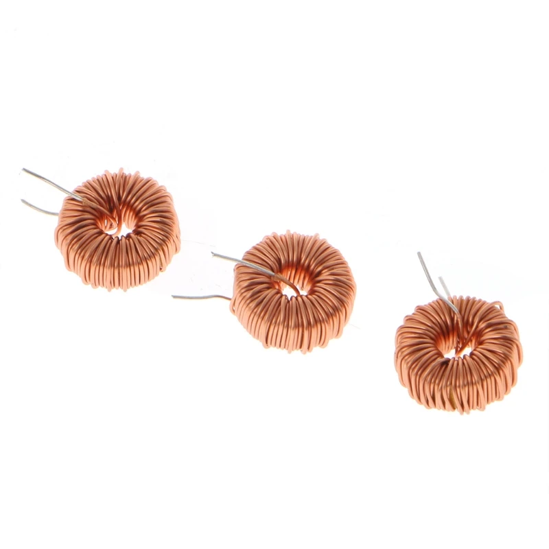 10Pcs Magnetic Inductance Wire Wound Coil 470UH 3A Toroidal Inductor for LM2596 Toroid Core Inductor