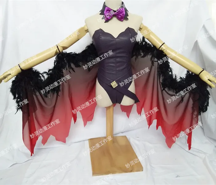 [Настроить] 2018 аниме Fate Grand Order FGO d'arc Кролик Летучая мышь крылья сексуальный купальный костюм костюмированная игра костюм на Хэллоуин