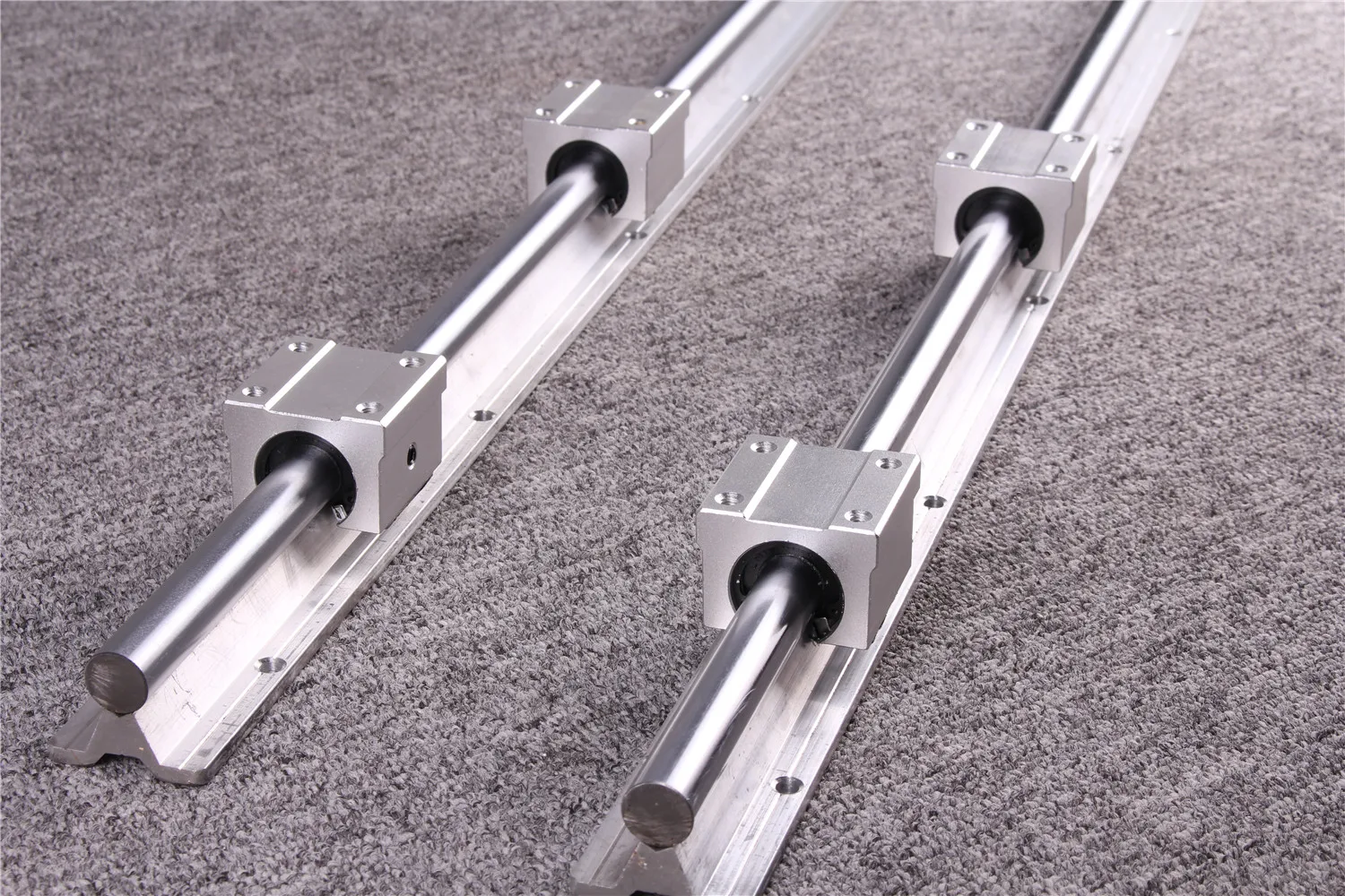 

2Pcs SBR16 L300-2000mm Linear Rail Shaft Rod with 4Pcs SBR16UU Bearing Block