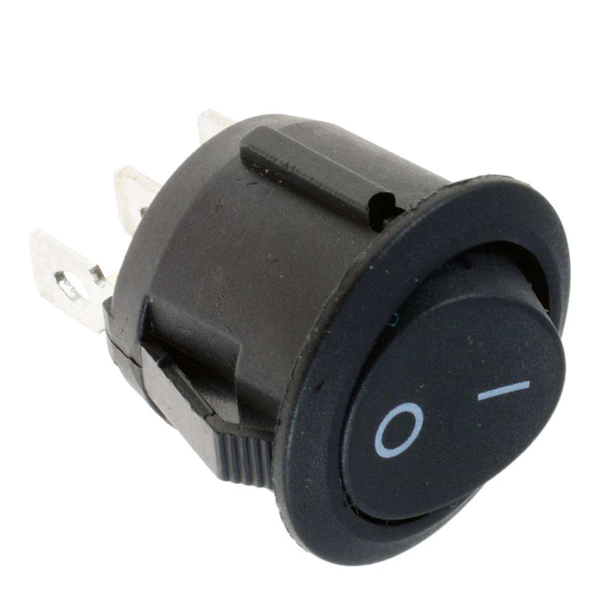 Black ON/OFF Round Rocker Switch Mayitr Car Dashboard Dash Boat Van Truck 12V LED Illuminated Switch With 3 Terminals 30*23mm