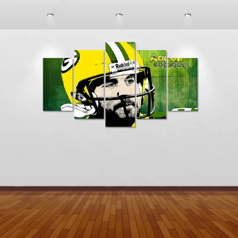 Buy 5pcs Art Print footbal sport Painting modern home decor Canvas Wall Art