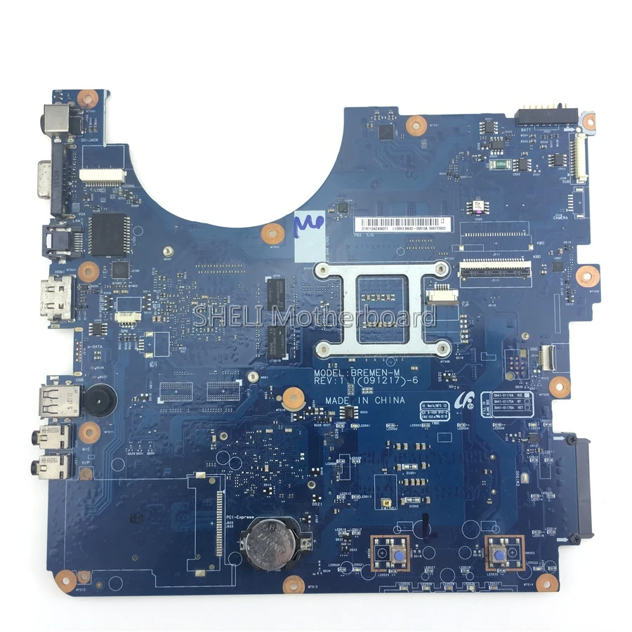 BA92-06513A BA92-06513B Laptop Motherboard For Samsung R580 NP-R580 BA41-01174A BREMEN-M L100H2 HM55 GT310M DDR3 2