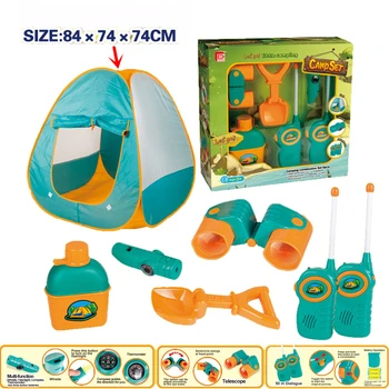 

New 6Pcs/Set Toy Tents Folding Outdoor Play House Children Outdoor Indoors Sport Kids Toys Beach Game Lawn Play Tent Gifts